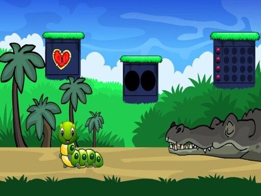 Caterpillar Escape 2 - browser game screenshot