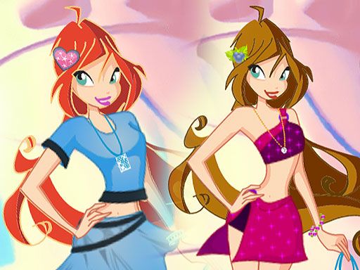 Winx Bloom Casual - browser game screenshot