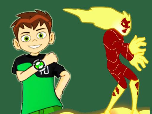 Ben 10 Dress Up - browser game screenshot