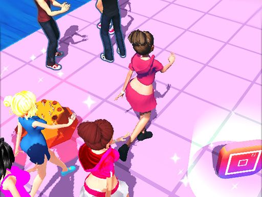 Fashion Girl Walk - browser game screenshot
