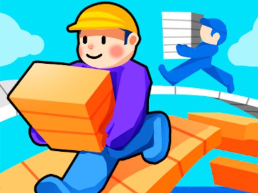 Running Girl 3D - browser game screenshot