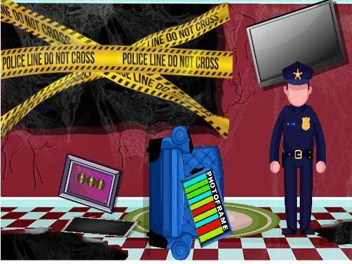 Crime House Escape - browser game screenshot