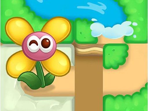 Water Connect Puzzle - Water Me Please! - browser game screenshot