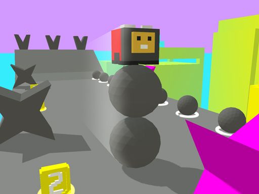 Stack Fire Rider 3D - browser game screenshot