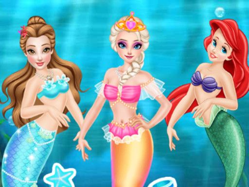 Princess First Aid In Mermaid Kingdom - browser game screenshot