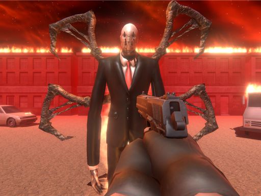 Slenderman Must Die: Hell Fire - browser game screenshot