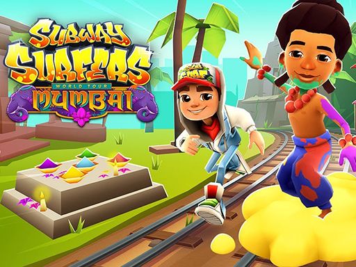 Subway Surfers Mumbai 2022 - browser game screenshot