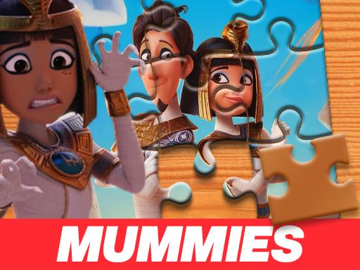 mummies Jigsaw Puzzle - browser game screenshot
