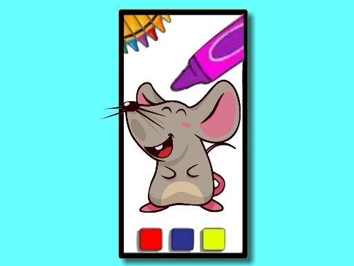 Funny Mouse Coloring Time Funny Mouse Coloring Time - browser game screenshot