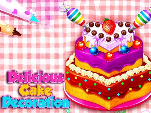 Delicious Cake Decoration - browser game screenshot