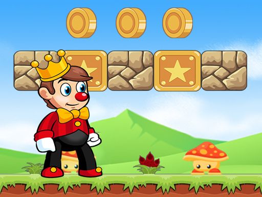 Clown Super Mario Adventures Clown Super Mario Adventures - browser game screenshot
