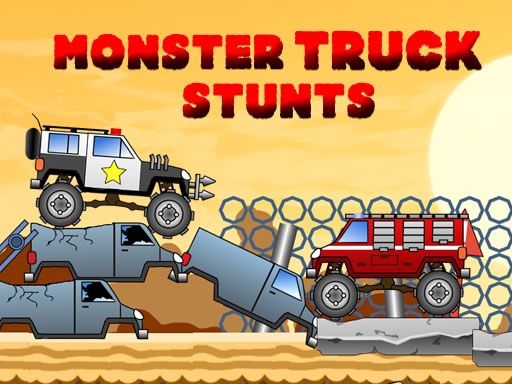 Monster Truck Stunts - browser game screenshot