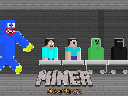 Miner GokartCraft - 4 Player - browser game screenshot