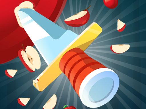 Knife Hitting Throw Knife Hit Target - browser game screenshot