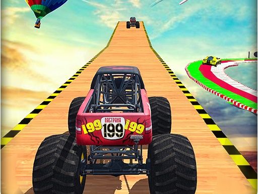 Monster Trucks Stunts - browser game screenshot