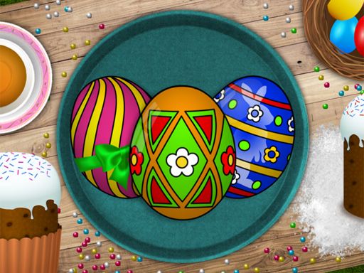 Handmade Easter Eggs Coloring Book - browser game screenshot