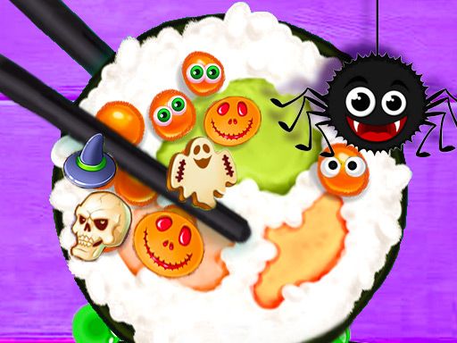 Halloween Sushi Maker - browser game screenshot