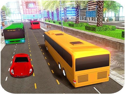 Coach Bus Driving Simulator Game 2020 - browser game screenshot