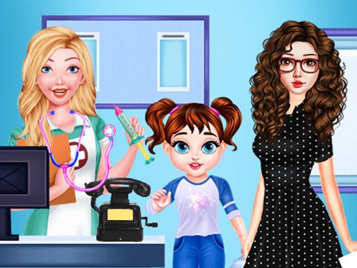 Baby Taylor Check Up Doctor Game - browser game screenshot