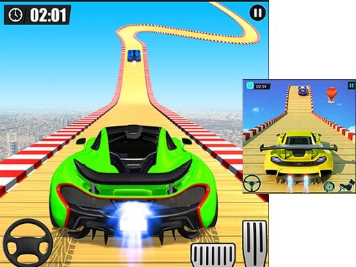 Grand Mega Ramp Stunts  - browser game screenshot