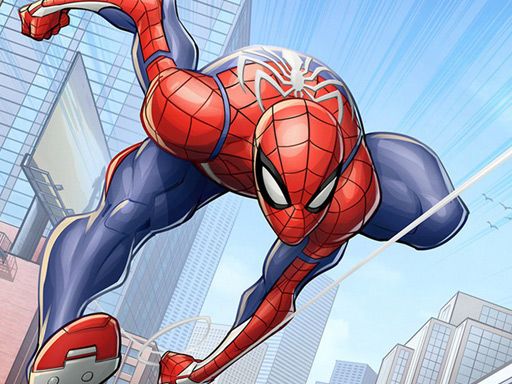 Spiderman Slide - browser game screenshot