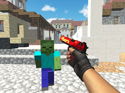 Counter Craft 3 Zombies - browser game screenshot