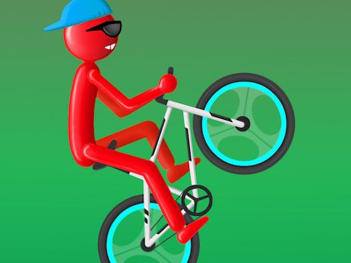 Wheelie Bike New - browser game screenshot