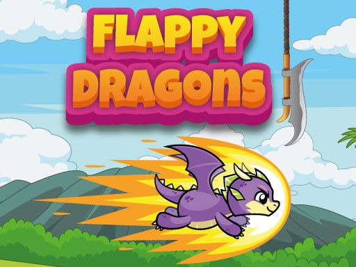 Flappy Dragons - Fly &amp; Dodge - browser game screenshot