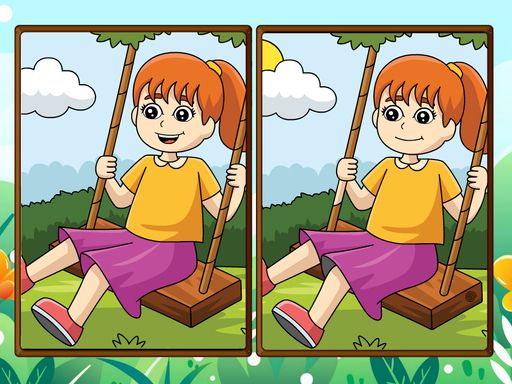 Spring Trails Spot The Diffs - browser game screenshot