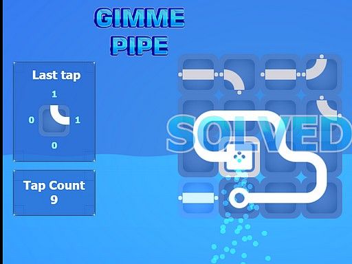 Gimme Pipe - browser game screenshot