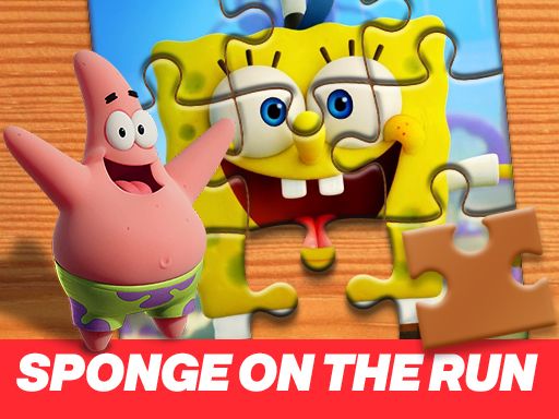Sponge on the Run Jigsaw Puzzle - browser game screenshot