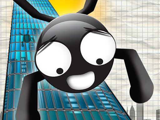 Stickman fleeing - browser game screenshot