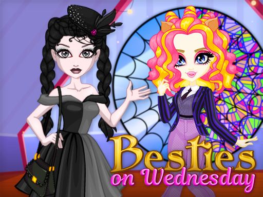 Besties on Wednesday - browser game screenshot