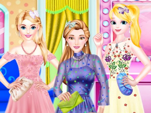 Fashion Dress In Tulle Style - browser game screenshot