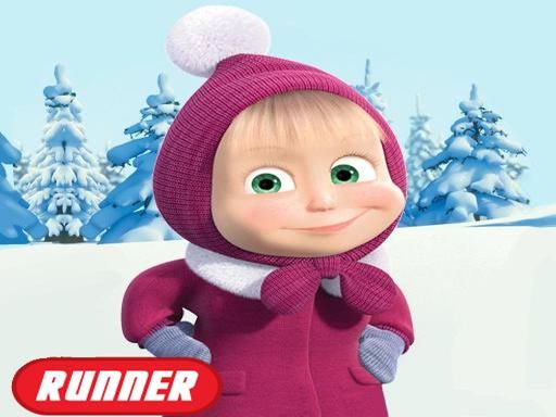 Masha and the Bear Runner Game Adventure - browser game screenshot