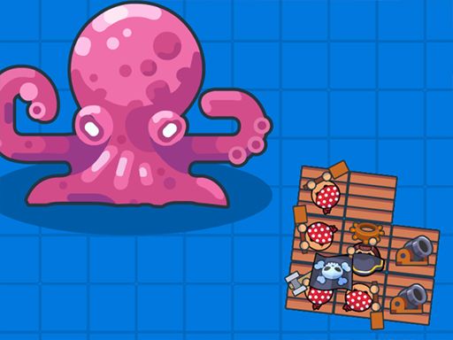 Raft Royale - browser game screenshot