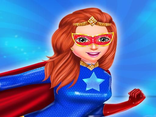 Super Power Hero Girls Runner Game Adventure - browser game screenshot