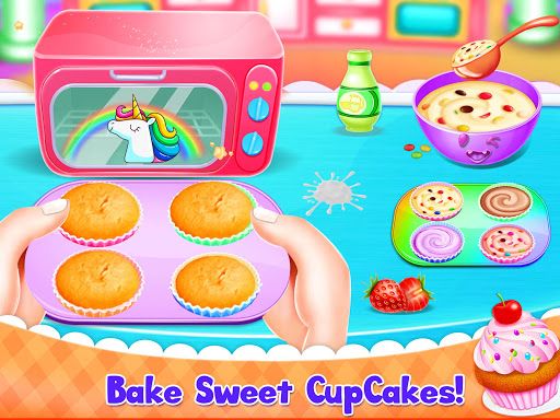 Princess Vampirina Cupcake Maker  - browser game screenshot