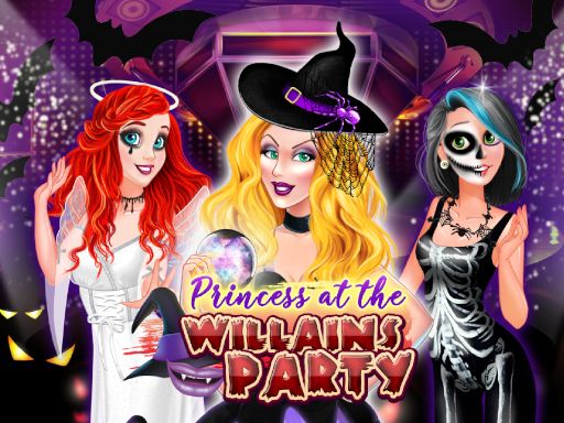 PRINCESS AT THE VILLAINS PARTY - browser game screenshot