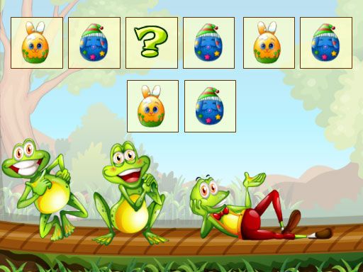Easter Patterns - browser game screenshot
