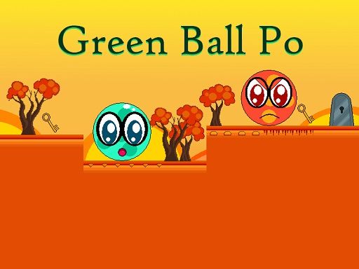Green Ball Po - browser game screenshot