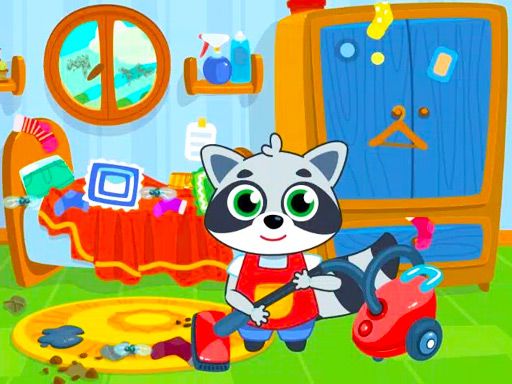 Cleaning House - browser game screenshot