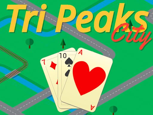 Tri Peaks City - browser game screenshot