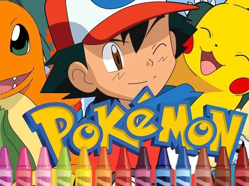 Pokemon Coloring - browser game screenshot