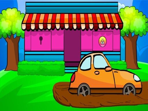 Orange Car Escape 2 - browser game screenshot