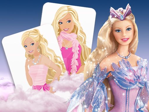 Barbie Card Match - browser game screenshot