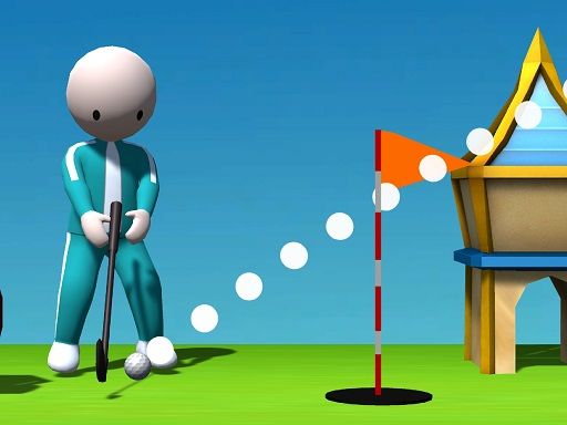 Squid Gamer Golf 3D - browser game screenshot