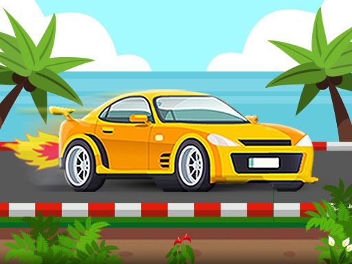 2D Car Racing - browser game screenshot