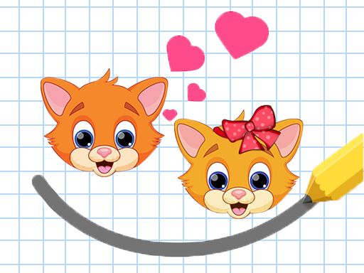 Kitty Love Story - browser game screenshot