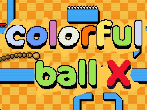 Colorful ball X Colorful ball X - browser game screenshot